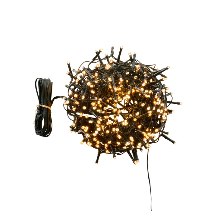 Ljusslinga Kluster 500 LED Varmvit/Amber 10 m Stemning